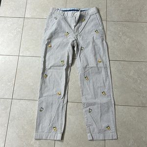 Brooks Brothers Clark Genuine Seersucker Derby Themed Pants
